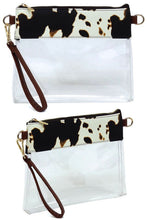 Load image into Gallery viewer, 5.Colors - Fashion See Thru Transparent Clutch Crossbody Bag Ti Amo I love you
