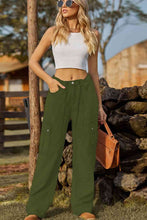 Load image into Gallery viewer, 5 Colors - Loose Fit Drawstring Jeans with Pocket Ti Amo I love you
