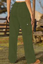 Load image into Gallery viewer, 5 Colors - Loose Fit Drawstring Jeans with Pocket Ti Amo I love you
