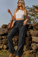 Load image into Gallery viewer, 5 Colors - Loose Fit Long Jeans with Pockets Ti Amo I love you
