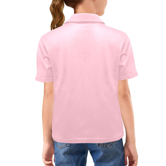 5 Colors - Ti Amo I love you - Exclusive Brand - Girls' Polo Shirt - Ages 8-15 Ti Amo I love you