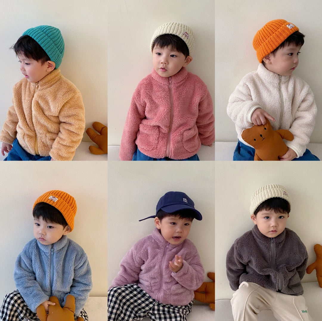 5 Colors - Toddler / Kids - Boys / Girls - Winter Coats Outerwear - Warm Fleece Jackets - Sizes 3T-Kids12 Ti Amo I love you