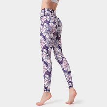 Load image into Gallery viewer, 5 Patterns - Womens - Floral Pattern - Yoga Pants Ti Amo I love you
