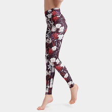 Load image into Gallery viewer, 5 Patterns - Womens - Floral Pattern - Yoga Pants Ti Amo I love you
