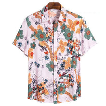 Load image into Gallery viewer, 5 Styles - Mens -Short-Sleeve Hawaiian-Tops - Sizes S-2XL Ti Amo I love you
