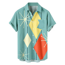 Load image into Gallery viewer, 5 Styles - Mens Summer Hawaiian Casual Oversized Shirts - Sizes S-4XL Ti Amo I love you
