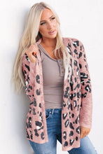 Load image into Gallery viewer, 5 Styles - Printed Leopard Long Sleeve Cardigan - Sizes XS-2xl Ti Amo I love you
