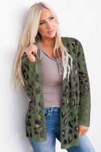 Load image into Gallery viewer, 5 Styles - Printed Leopard Long Sleeve Cardigan - Sizes XS-2xl Ti Amo I love you
