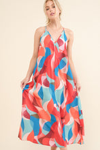 Load image into Gallery viewer, And the Why Printed Crisscross Back Cami Dress
