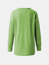 Load image into Gallery viewer, Full Size V-Neck Long Sleeve T-Shirt
