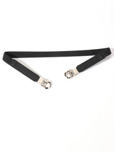 Load image into Gallery viewer, Zinc Alloy Buckle Elastic PU Belt
