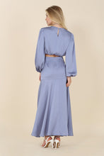 Load image into Gallery viewer, Dressed Up Satin Two-Piece Mermaid Dress Set
