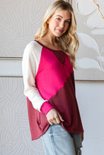 Load image into Gallery viewer, HOPELY Color Block Long Sleeve T-Shirt
