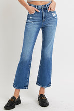 Load image into Gallery viewer, RISEN Full Size Tummy Control High Rise Crop Bootcut Jeans
