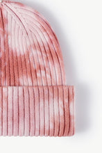 Load image into Gallery viewer, Tie-Dye Ribbed Cuffed Beanie
