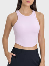 Load image into Gallery viewer, Round Neck Racerback Active Tank
