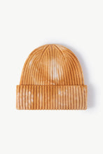 Load image into Gallery viewer, Tie-Dye Ribbed Cuffed Beanie
