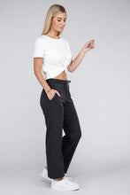 Load image into Gallery viewer, Lounge Wide Pants with Drawstrings
