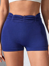 Load image into Gallery viewer, Ruched High Waist Active Shorts
