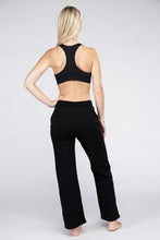 Load image into Gallery viewer, Lounge Wide Pants with Drawstrings
