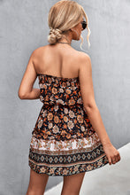 Load image into Gallery viewer, Bohemian Frill Trim Strapless Dress
