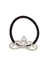 Load image into Gallery viewer, Rhinestone Crown Hair Tie
