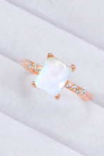 Load image into Gallery viewer, Square Moonstone Ring
