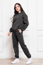 Load image into Gallery viewer, Drop Shoulder Long Sleeve Hoodie and Pants Set
