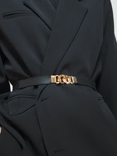 Load image into Gallery viewer, Zinc Alloy Buckle Elastic PU Belt
