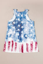 Load image into Gallery viewer, US Flag Scoop Neck Tank
