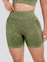 Load image into Gallery viewer, Washed High Waist Active Shorts
