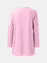 Load image into Gallery viewer, Full Size Round Neck Long Sleeve T-Shirt
