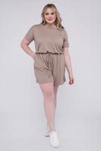 Load image into Gallery viewer, Plus Brushed DTY Romper with Pockets
