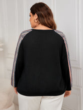 Load image into Gallery viewer, Plus Size Printed Long Sleeve Sweatshirt
