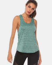 Load image into Gallery viewer, Full Size Scoop Neck Wide Strap Active Tank
