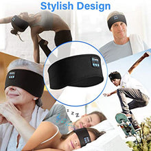 Load image into Gallery viewer, Wireless Bluetooth Sleeping Headphones Headband Thin Soft Elastic Comfortable Music Ear Phones Eye Mask For Side Sleeper Sports
