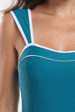 Load image into Gallery viewer, Contrast Trim Wide Strap One-Piece Swimwear
