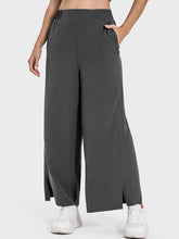 Load image into Gallery viewer, Slit Wide Leg Active Pants
