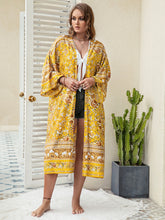 Load image into Gallery viewer, Plus Size Printed Open Front Longline Cardigan
