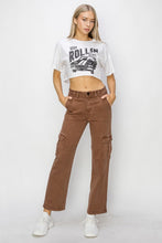 Load image into Gallery viewer, Risen Full Size High Rise Cargo Jeans
