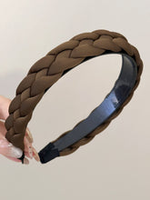Load image into Gallery viewer, Polyester Braided Wide Headband
