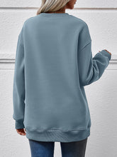 Load image into Gallery viewer, AMERICA Round Neck Dropped Shoulder Sweatshirt
