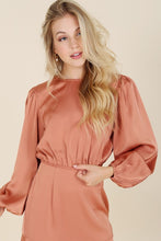 Load image into Gallery viewer, Dressed Up Satin Two-Piece Mermaid Dress Set
