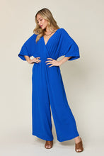 Load image into Gallery viewer, Double Take Full Size Half Sleeve Wide Leg Jumpsuit
