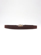 Load image into Gallery viewer, Zinc Alloy Buckle Elastic PU Belt
