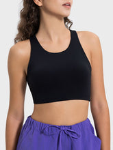 Load image into Gallery viewer, Cutout Round Neck Active Tank
