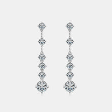 Load image into Gallery viewer, 4 Carat Moissanite 925 Sterling Silver Earrings
