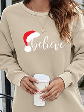 Load image into Gallery viewer, 6 Colors - BELIEVE Graphic Tunic Sweatshirt Ti Amo I love you
