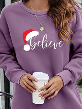 Load image into Gallery viewer, 6 Colors - BELIEVE Graphic Tunic Sweatshirt Ti Amo I love you
