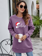 Load image into Gallery viewer, 6 Colors - BELIEVE Graphic Tunic Sweatshirt Ti Amo I love you
